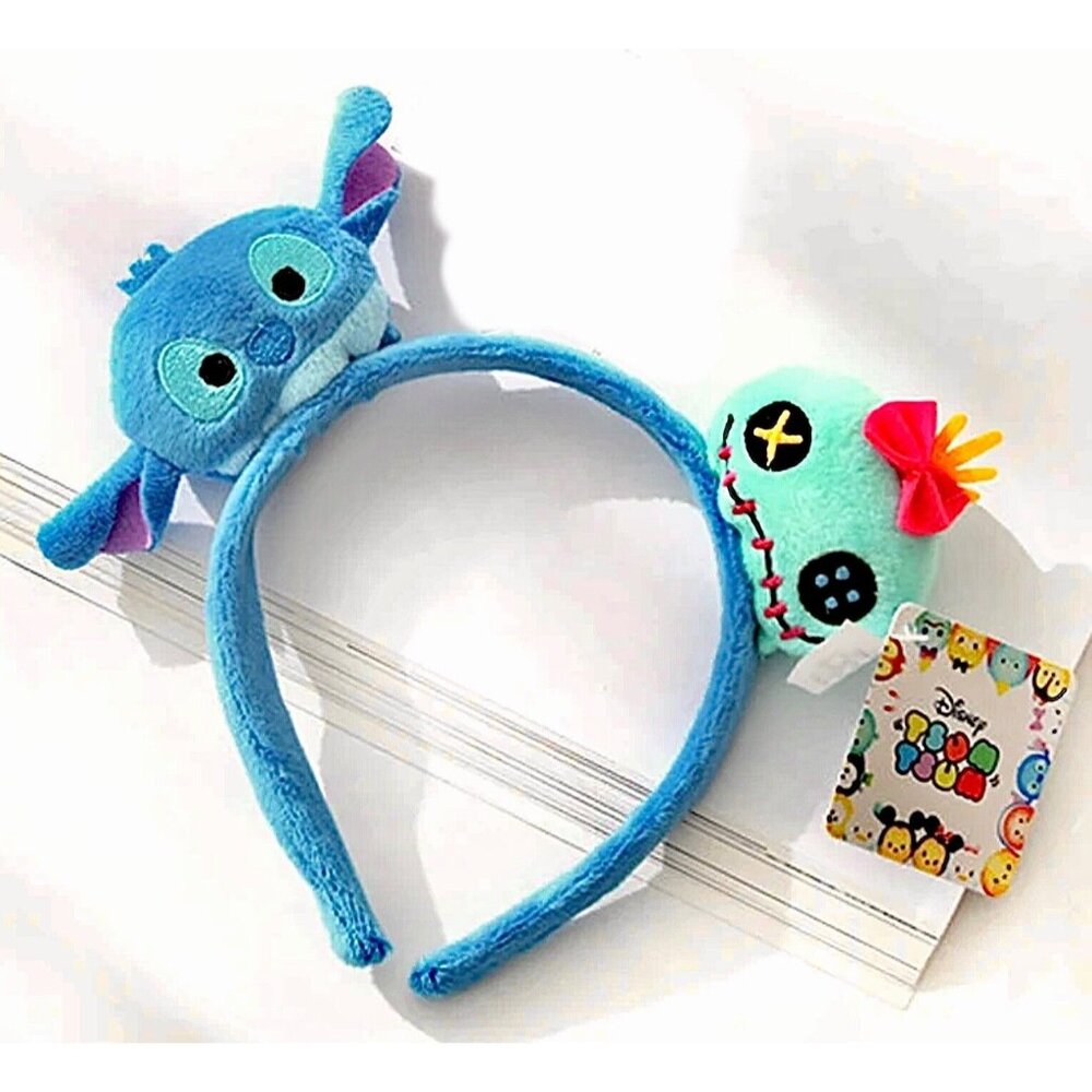 DISNEY Lilo & STITCH & SCRUMP TSUM TSUM MOUSE EARS HEADBAND Hair Accessory NEW